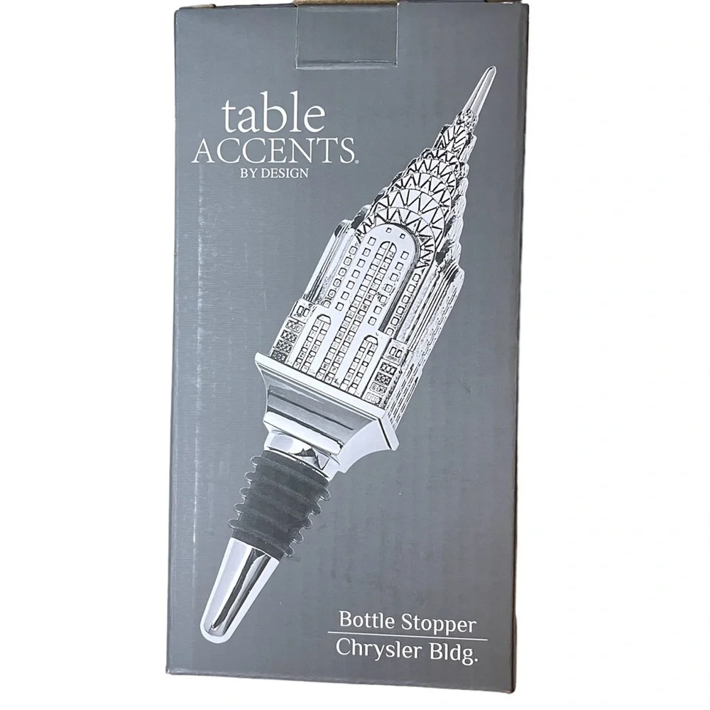 NYC Bottle Stopper new in box Chrysler Building in New York city